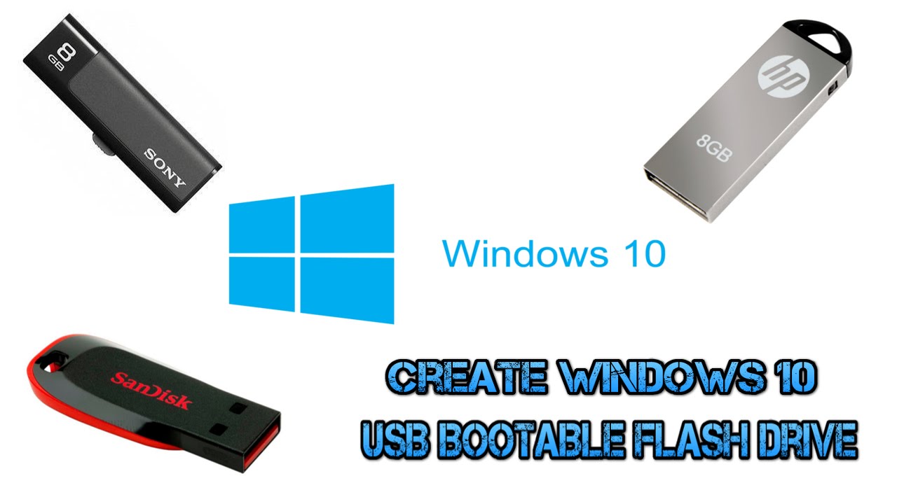 create a windows 10 boot drive